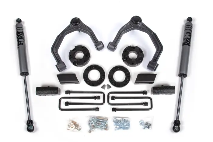 Zone Offroad - Zone Offroad 19-24 Chevy/GMC 1500 3.5in Adventure Series Suspension System w/FOX Shocks - ZONC47F
