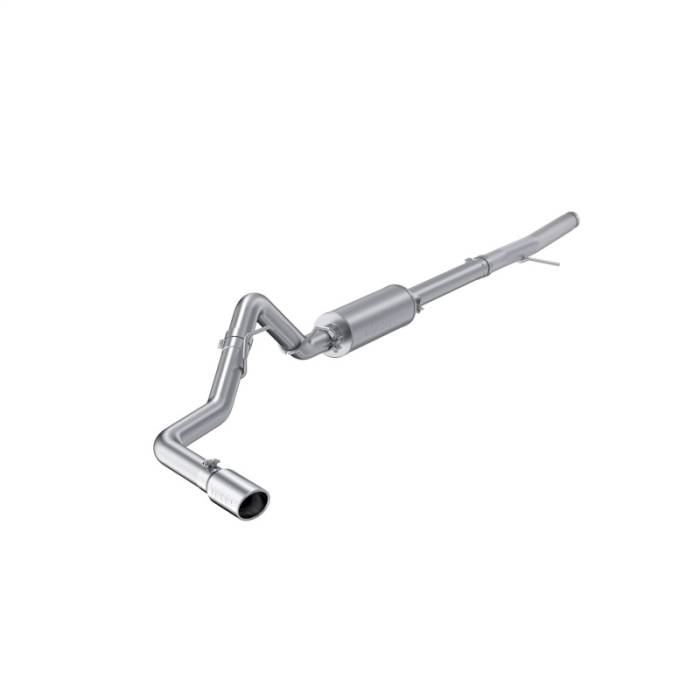 MBRP - MBRP 2024 Ford Ranger Aluminized Steel Single Side Outlet 3in Cat Back Exhaust