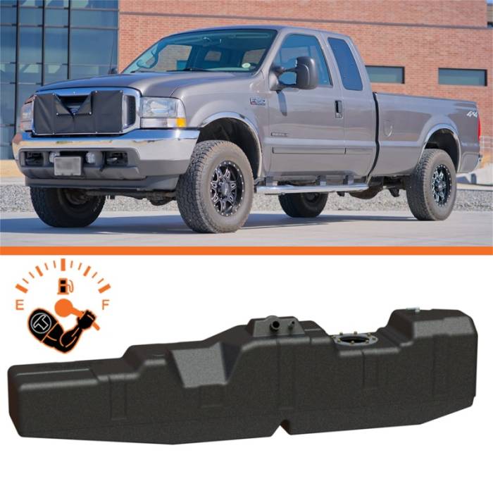 Titan Fuel Tanks - Titan Fuel Tanks 99-07 Ford F-250/F-350 PowerStroke Crew/Ext. Cab Long Bed 60 Gal. XXL Mid-Ship Tank