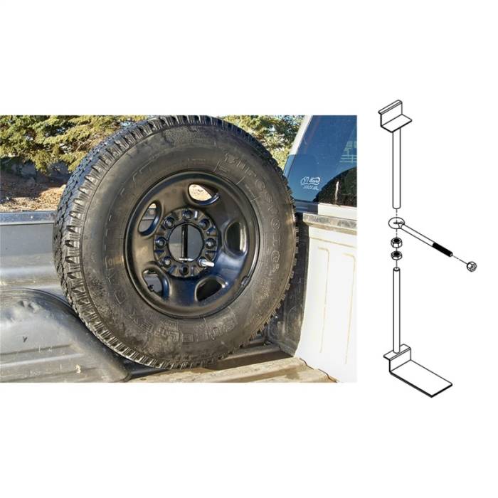 Titan Fuel Tanks - Titan Fuel Tanks Universal Spare Tire Buddy Mounting System