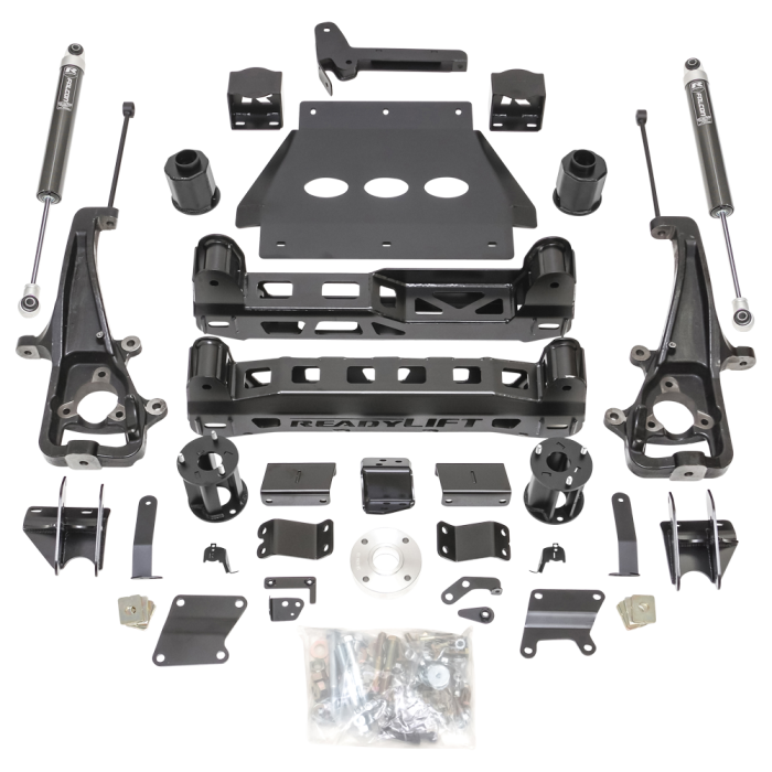 ReadyLift - ReadyLift 6" Lift Kit With Falcon Shocks - Ram 1500 With Factory Air Suspension & 22" Wheels With Big Bore Knuckle - 2019-2023 - 44-19623