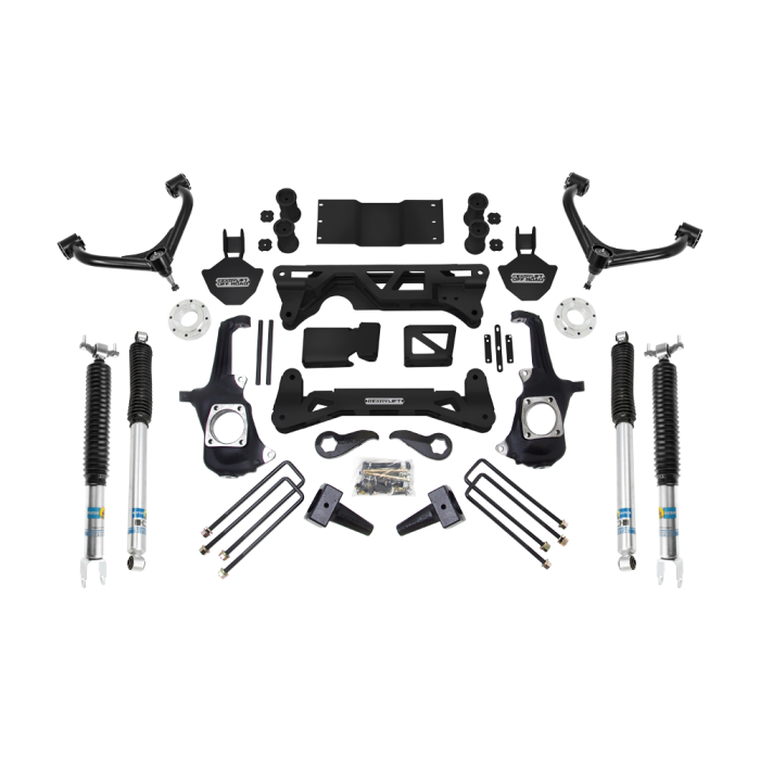ReadyLift - ReadyLift 7-8" Lift Kit - GM Silverado / Sierra 2500HD/3500HD W/ Bilstein Shocks 2011-2019 - 44-3072