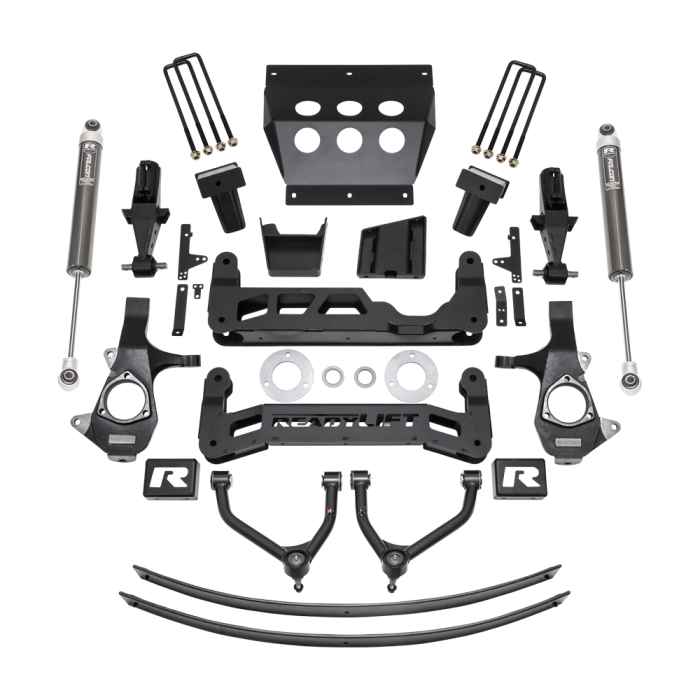 ReadyLift - ReadyLift 9" Lift Kit - GM Silverado / Sierra 1500 - 2014-2016 W/ Cast Steel Suspension With Falcon 1.1 Monotube Shocks - 44-34910