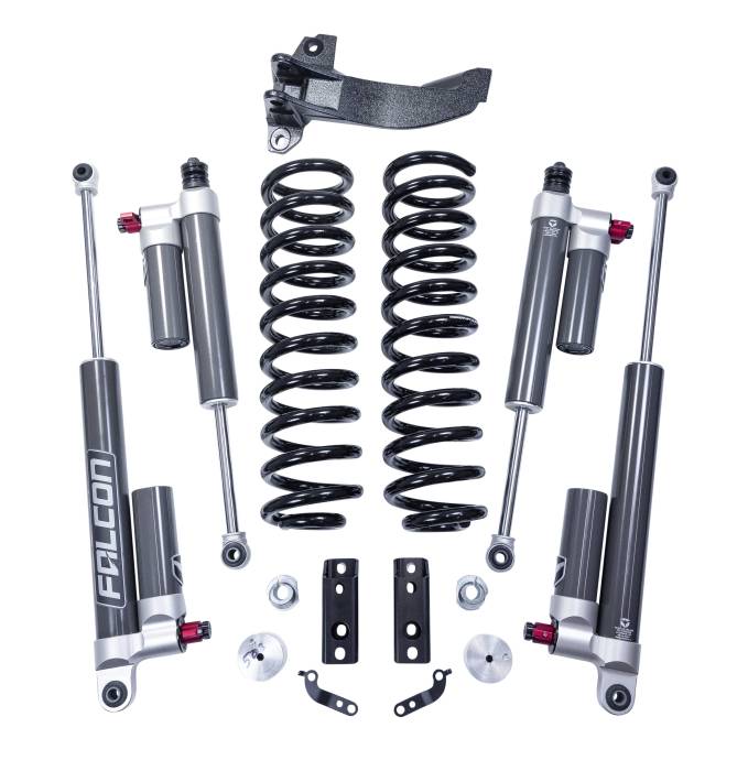 ReadyLift - ReadyLift 2.5" Coil Spring Front Lift Kit W/Falcon 3.3 Shocks - Ford Super Duty Diesel 4WD 2020-2025 - 46-20255