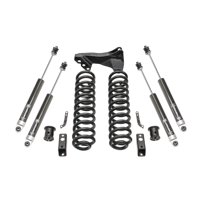 ReadyLift - ReadyLift 2.5" Coil Spring Front Lift Kit W/Falcon 1.1 Monotube Shocks Front/Rear - Ford Super Duty Diesel 4WD 2017-2019 - 46-27240