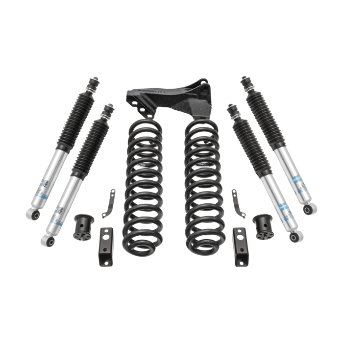 ReadyLift - ReadyLift 2.5" Coil Spring Front Lift Kit W/Bilstein Shocks Front/Rear - Ford Super Duty Diesel 4WD 2011-2016 - 46-2729