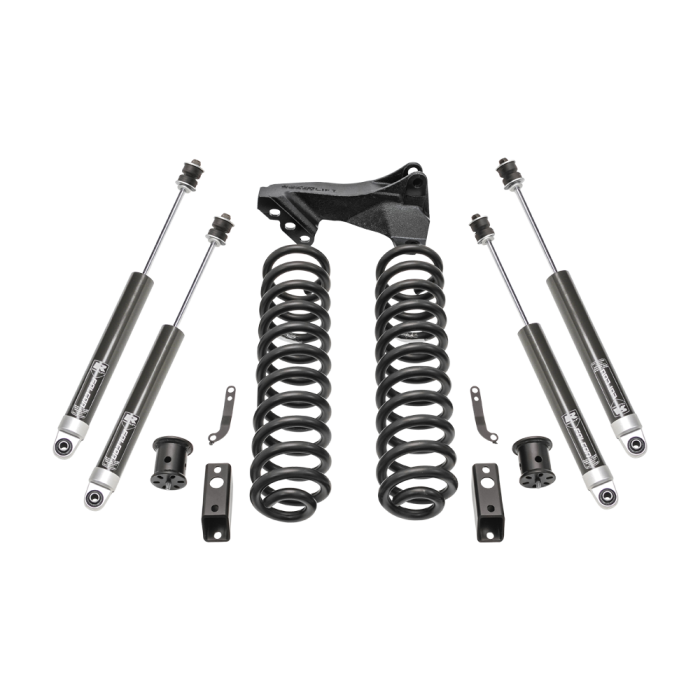 ReadyLift - ReadyLift 2.5" Coil Spring Front Lift Kit W/Falcon 1.1 Monotube Shocks Front/Rear - Ford Super Duty Diesel 4WD 2011-2016 - 46-27290