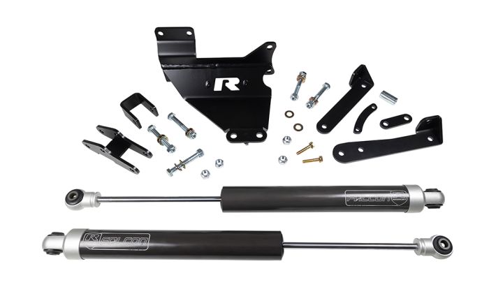 ReadyLift - ReadyLift RAM HD 2500/3500 Dual Steering Stabilizer With Falcon - 77-13210