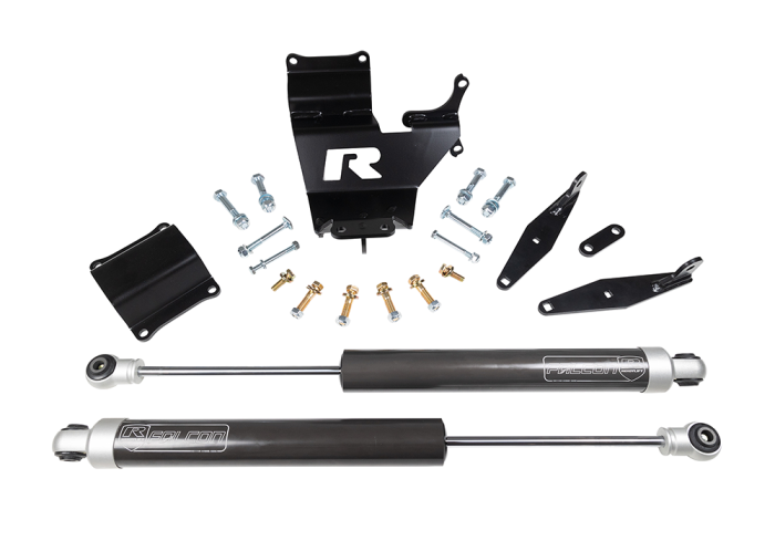 ReadyLift - ReadyLift FORD SD F-250/F-350 DUAL STEERING STABILIZER WITH FALCON - 77-25210