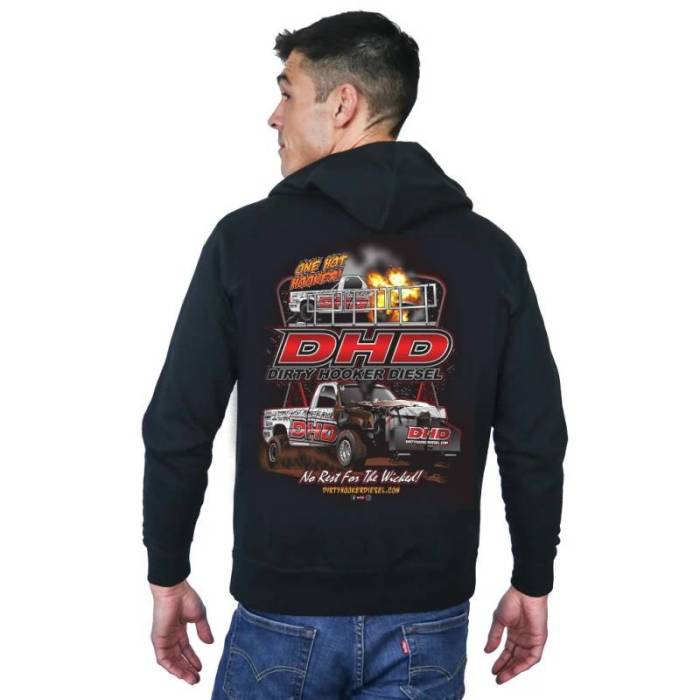 Dirty Hooker Diesel - DHD "One Hot Hooker" UCC Black Tribute Hoodie M-5XL