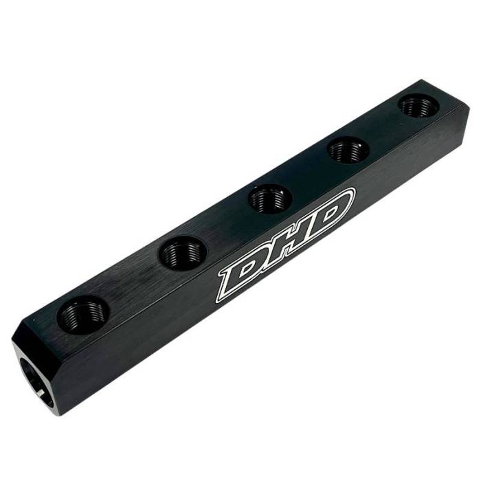 Dirty Hooker Diesel - Custom Spacing 7 Port Nitrous Solenoid Fuel Block -8AN Over -10AN Dual Feed