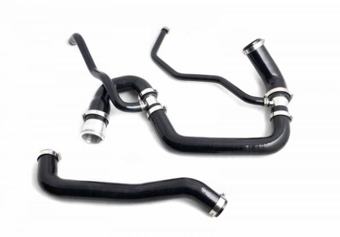 Dirty Hooker Diesel - DHD 500-0387 BLACK SILICONE UPPER & LOWER COOLANT HOSE KIT FOR 06-10 6.6 LBZ/LMM DURAMAX
