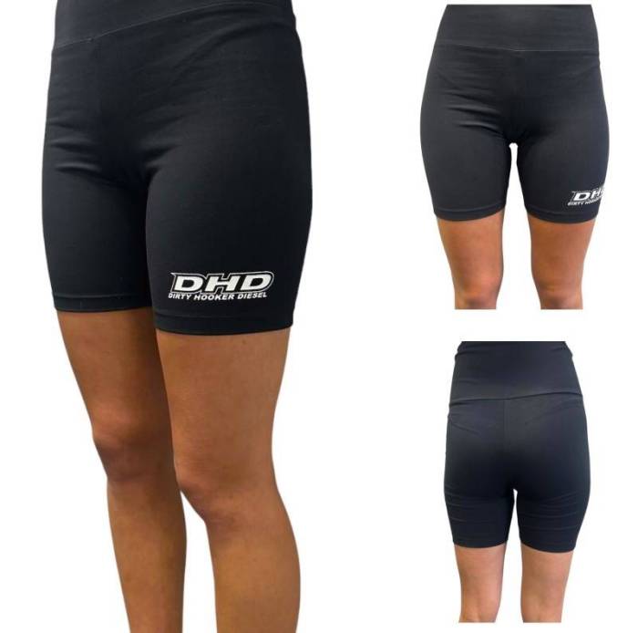 Dirty Hooker Diesel - DHD 061-155 Womens High Rise Athletic Shorts S-3XL