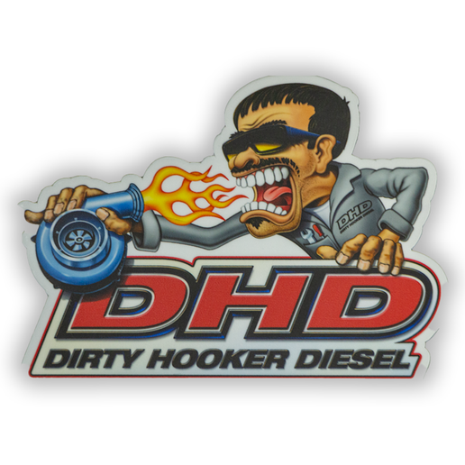 Dirty Hooker Diesel - DHD Turbo Tony Sticker