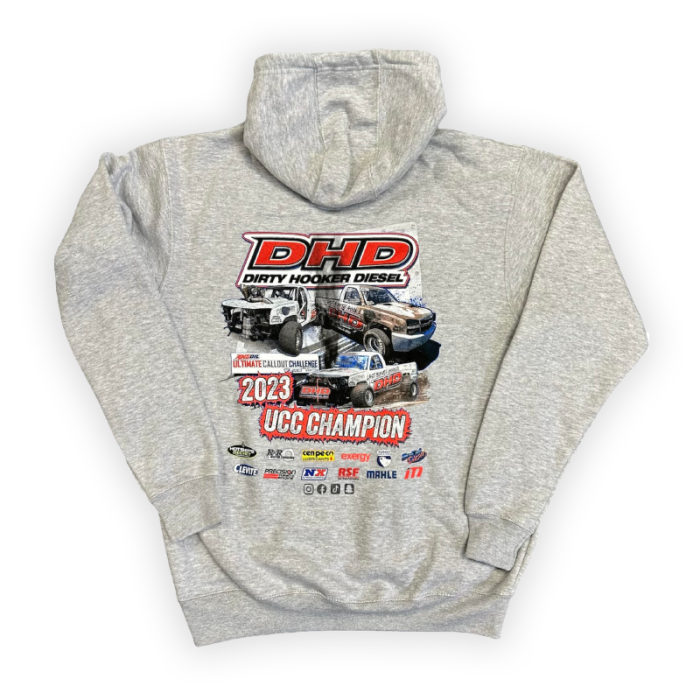 Dirty Hooker Diesel - DHD 2023 UCC Champions Hoodie S-4XL