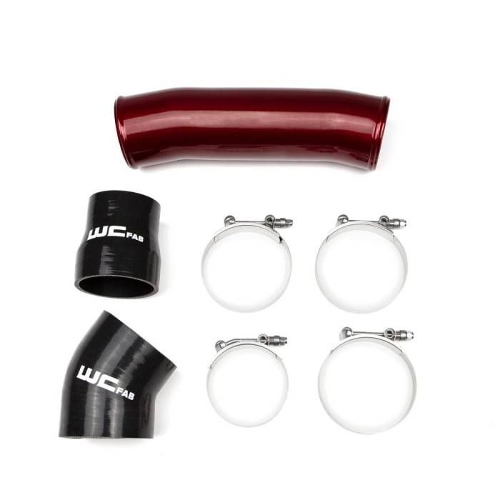 Wehrli Custom Fabrication - Wehrli 1998.5-2002 5.9L Cummins 3.5" Passenger (Hot) Side Replacement Intercooler Pipe Kit