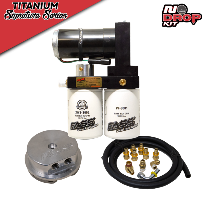 FASS Fuel Systems - FASS 17-19 Chevy Duramax 250gph No Drop Titanium Fuel System - NDTSC13250F220G
