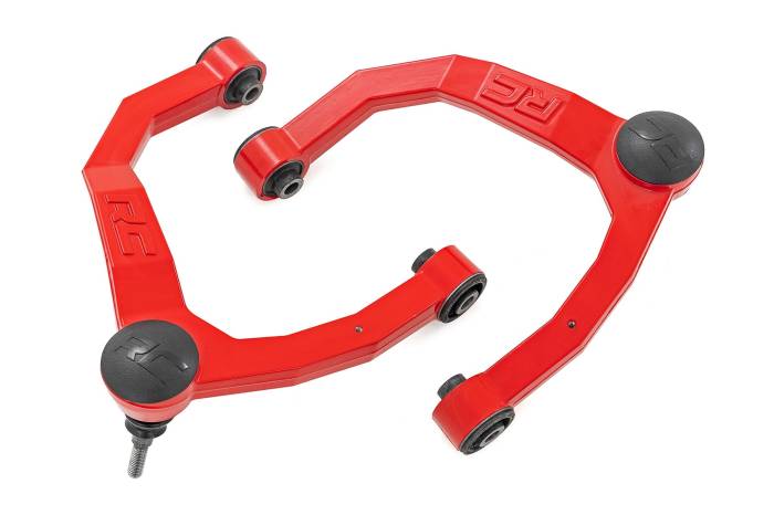 Rough Country - Red Forged Upper Control Arms OE Upgrade Red Silverado/Sierra 1500 (19-26) Rough Country