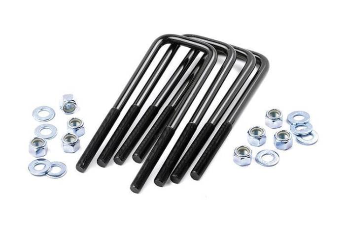 Rough Country - Universal U-Bolt Kit Square 9/16 Inch x 3.25 Inch x 8.5 Inch Rough Country