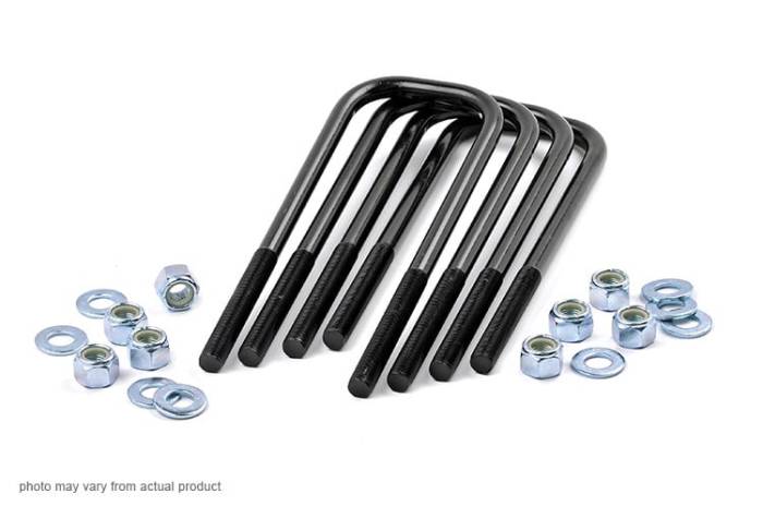 Rough Country - Universal U-Bolt Kit Large Radius 9/16 Inch x 3.125 Inch x 11.5 Inch Rough Country
