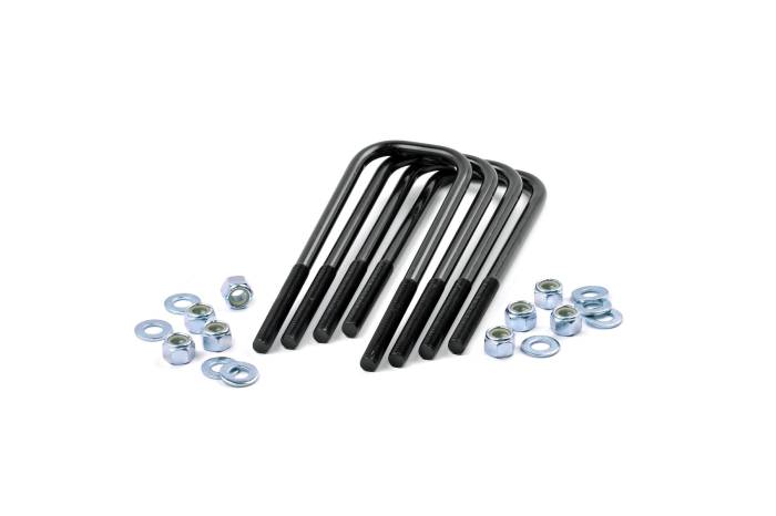 Rough Country - Universal U-Bolt Kit Large Radius 9/16 Inch x 3.125 Inch x 10.0 Inch Rough Country