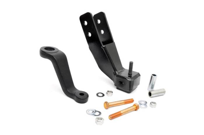 Rough Country - Track Bar Bracket & Pitman Arm Front Jeep Wrangler TJ (97-06)/Wrangler Unlimited (04-06) Rough Country