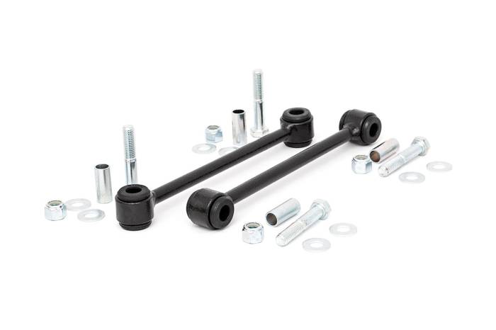 Rough Country - Sway Bar Links Rear 2.5-4 Inch Lift Jeep Wrangler JK/Wrangler Unlimited (07-18) Rough Country