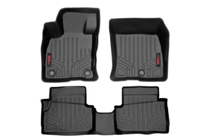 Rough Country - Floor Mats Front and Rear Ford Maverick Hybrid 2WD/4WD (2022-2026) Rough Country