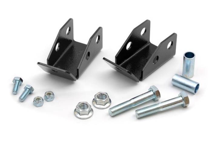 Rough Country - Shock Relocation Brackets Rear Jeep Wrangler TJ (97-06)/Wrangler Unlimited (04-06) Rough Country