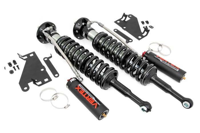 Rough Country - Vertex 2.5 Reservoir Coilovers Front 6 Inch Toyota Tundra 4WD (2022-2026) Rough Country
