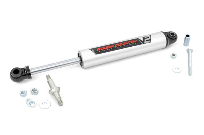 Rough Country - V2 Steering Stabilizer Multiple Makes & Models (Chevy/GMC/Jeep) Rough Country