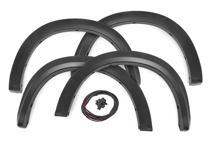 Rough Country - Sport Fender Flares PR4 Flame Red Ram 1500 2WD/4WD (2009-2018 & Classic) Rough Country