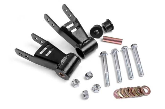 Rough Country - Lift Shackles Rear 1.5 Inch-2 Inch Lift Jeep Cherokee XJ 2WD/4WD (84-01) Rough Country