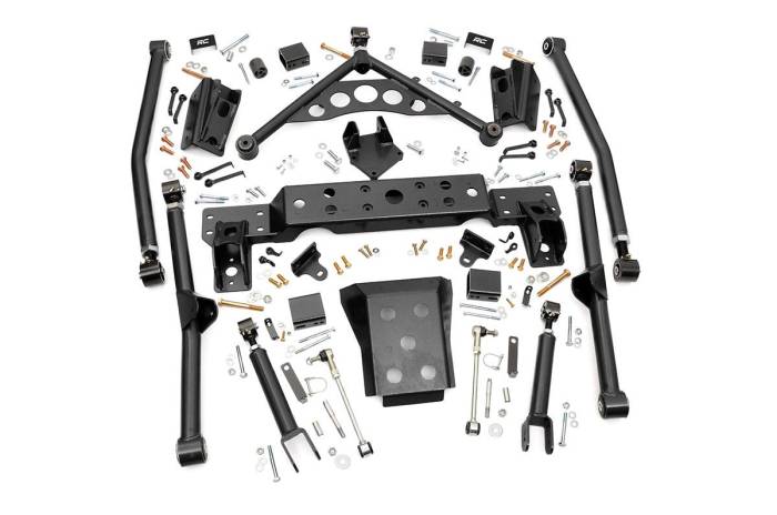 Rough Country - Long Arm Upgrade Kit 4 Inch Lift Jeep Grand Cherokee WJ 4WD (1999-2004) Rough Country