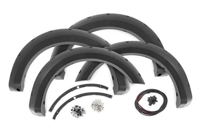 Rough Country - Pocket Fender Flares Z1 Oxford White Ford F-150 2WD/4WD (2009-2014) Rough Country