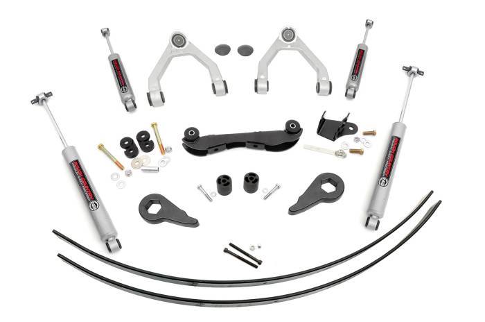 Rough Country - 2-3 Inch Lift Kit Rear AAL Silverado/Sierra 1500 Truck & SUV 4WD (1988-1999) Rough Country