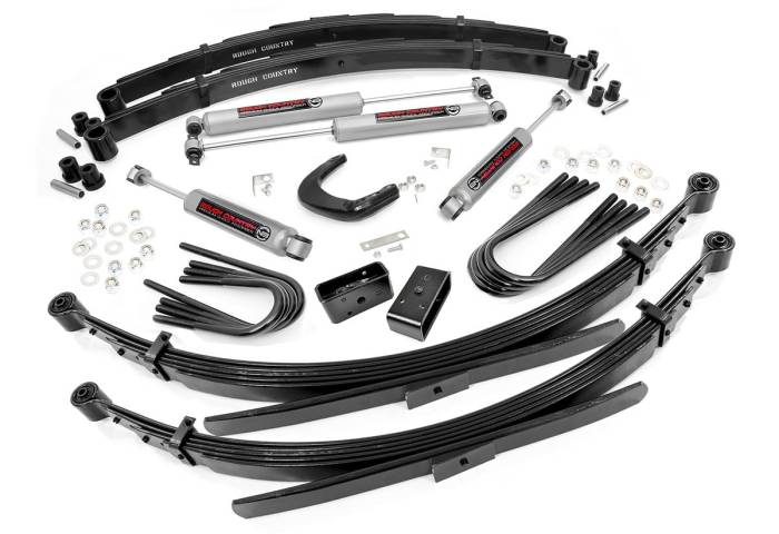 Rough Country - 6 Inch Lift Kit 56 Inch RR Sprgs Chevy/GMC Half-Ton Suburban/K5 Blazer (88-91) Rough Country