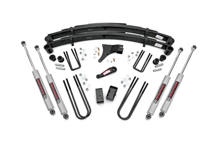 Rough Country - 4 Inch Lift Kit Ford F-350 4WD (1986-1997) Rough Country