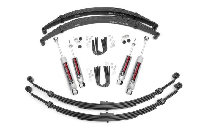 Rough Country - 2.5 Inch Lift Kit International Scout II 4WD (1971-1973) Rough Country