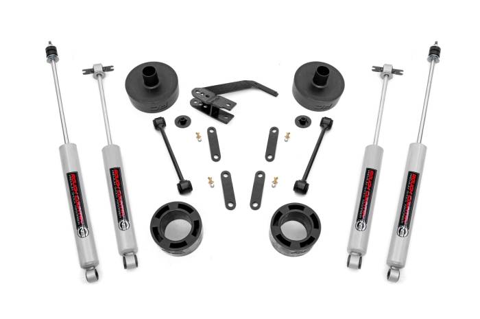 Rough Country - 2.5 Inch Lift Kit Spacers N3 Jeep Wrangler JK/Wrangler Unlimited (07-18) Rough Country