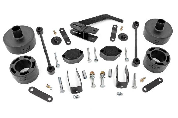 Rough Country - 2.5 Inch Lift Kit Spacers Series II Jeep Wrangler JK/Wrangler Unlimited (07-18) Rough Country