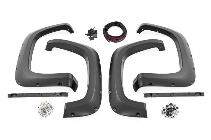 Rough Country - Pocket Fender Flares G6M Dark Ash Chevy Silverado 2500 HD/3500 HD (20-26) Rough Country