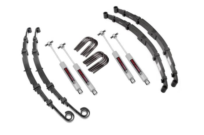 Rough Country - 2.5 Inch Lift Kit Jeep CJ5/CJ7 4WD (1955-1968) Rough Country