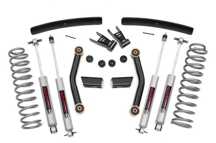 Rough Country - 4.5 Inch Lift Kit Jeep Comanche MJ 4WD (1986-1992) Rough Country