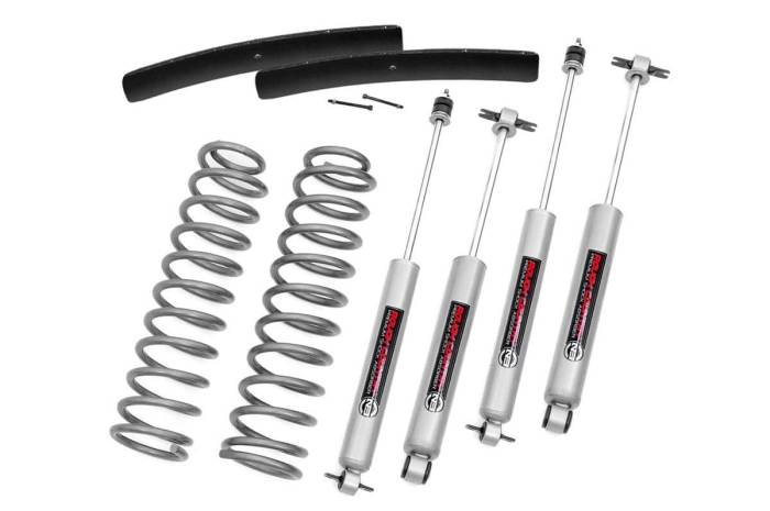 Rough Country - 3 inch Lift Kit Jeep Comanche MJ 2WD/4WD (1986-1992) Rough Country