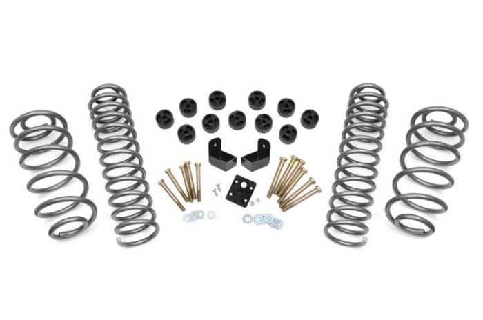 Rough Country - 3.75 Inch Lift Kit Combo 4 Cyl Jeep Wrangler TJ (97-06)/Wrangler Unlimited (04-06) Rough Country