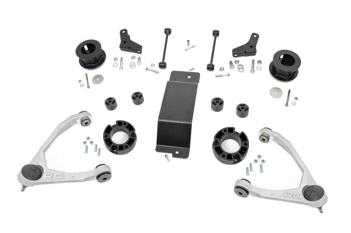 Rough Country - 3.5 Inch Lift Kit Forged UCA Chevy Avalanche 2WD/4WD (2007-2013) Rough Country