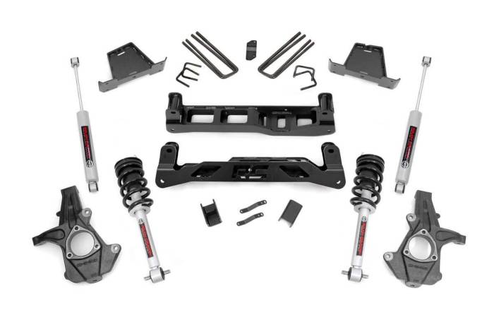 Rough Country - 7.5 Inch Lift Kit N3 Struts Silverado/Sierra 1500 2WD (07-13) Rough Country