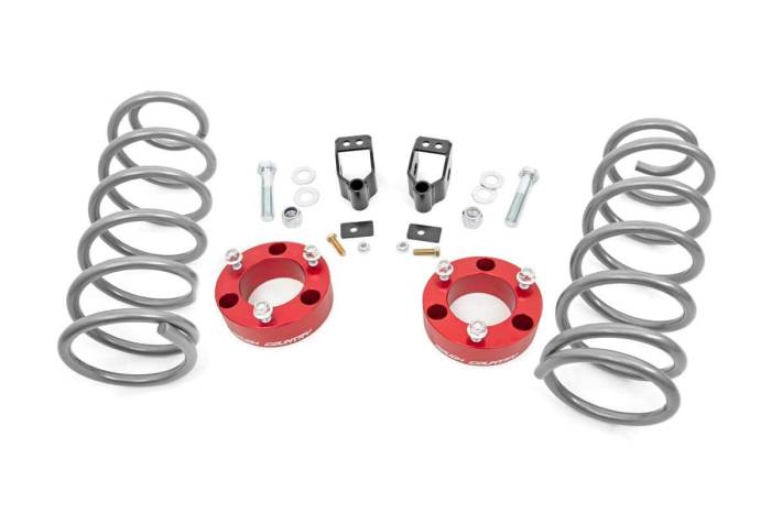 Rough Country - 3 Inch Lift Kit X-REAS RR Springs Red Toyota 4Runner 4WD (2003-2009) Rough Country