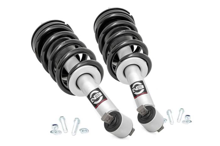 Rough Country - Loaded Strut Pair Stock Silverado/Sierra 1500 2WD/4WD (07-13) Rough Country
